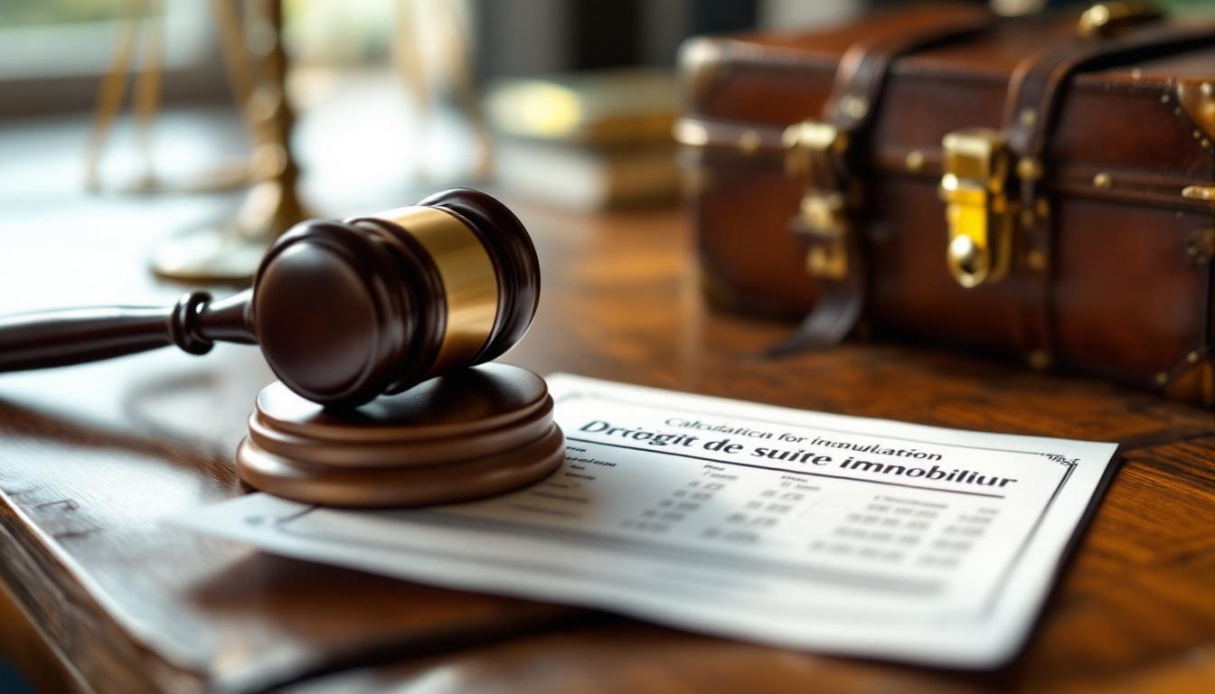 Comment calculer le droit de suite immobilier lors d'une vente